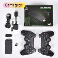 Console de jeu TV sans fil Gamegaga M8 2,4 GHz avec 20 000 jeux rétro 4K pour PS1/SNES, prise en charge multilingue