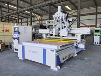 Machine de découpe CNC 2030 à quatre procédés avec broche de gravure, scie transversale et scie longitudinale