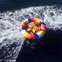 Bateau Disco Gonflable Rotatif Commercial Personnalisé en Forme d'OVNI Remorquable pour la Vente