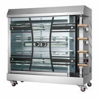 Four à rôtir poulet programmable en acier inoxydable, chauffage par convection, design compact, commandes numériques pour petits espaces