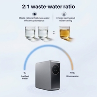Purificateur d'eau intelligent pour la maison, purificateur d'eau RO, machine d'osmose inverse sous l'évier pour usage domestique et hôtelier