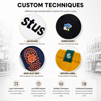 Chaussettes de sport réutilisables tendance, logo de marque OEM, motif artistique personnalisé, plusieurs tailles pour la course à pied, la marche, le tennis, le basketball, le sport quotidien