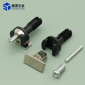 Support d'étagère Shengyuan 3-en-1 avec vis autotaraudeuses pour accessoires de quincaillerie de meubles et armoires - Product Image 3