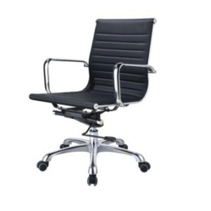 Silla de oficina moderna y cómoda de cuero 36019-1010D/B/A - Product Image 3