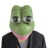 Masque intégral en latex de grenouille amusant fait main pour Halloween, idéal pour cosplay, fêtes de carnaval, accessoires de tournage vidéo