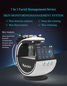 เครื่องฟื้นฟูผิวหน้าไฮดรา Dermabrasion IN1 Technology7ใหม่เครื่องวิเคราะห์ผิวน้ำแข็งสีฟ้าอัจฉริยะออกซิเจน - Product Image 4