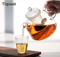 NOUVELLE THÉIERE EN VERRE MODERNE POUR LA MAISON, CAPACITÉ 1000ML-1800ML, EN PROMOTION