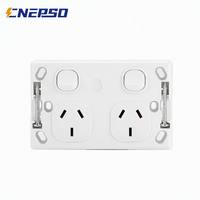 Interruptor de Pared Eléctrico de 2 Tomas para Ahorro de Energía en Hoteles, Enchufe de 10A 16A, Toma de Corriente