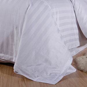 Housse <span class=keywords><strong>de</strong></span> couette pour <span class=keywords><strong>lit</strong></span> Top 5 étoiles qualité hôtelière lisse brillant plein <span class=keywords><strong>coton</strong></span> <span class=keywords><strong>blanc</strong></span> Para - Product Image 4