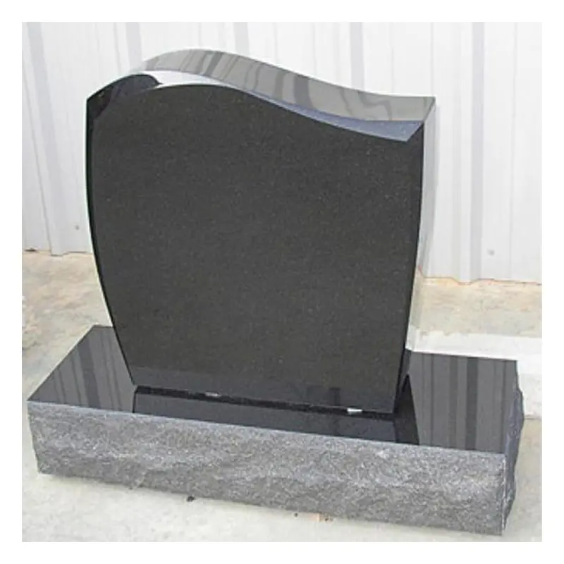 थोक मूल्य काले अंतिम संस्कार क़ब्र के पत्थर ग्रेनाइट कब्र टॉम्बस्टोन स्लैब