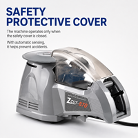 Dispensador Automático de Cinta Adhesiva ZCUT-870, Cortador Eléctrico Automático de Cinta Adhesiva para Línea de Ensamblaje de Empaquetado, 110V 220V
