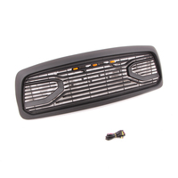 Neuer Maßgefertigter Schwarzer Frontgrill-Ersatz für 1500 2002-2005 Anschraubbar ABS-Material