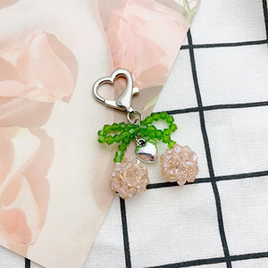 Al por mayor Llavero de <span class=keywords><strong>Cereza</strong></span> Sexy para Mujer con Abalorios, Colgante de Fruta, Cierre de Corazón, Llavero de Moda, Joyería Estética, Regalo, Accesorios a Granel - Product Image 3