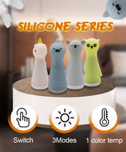 Mini <span class=keywords><strong>veilleuse</strong></span> d'ambiance pour chambre à coucher, rechargeable, lumière chaude, mignonne, dessin animé, cadeau en silicone pour enfants, <span class=keywords><strong>licorne</strong></span>, décoration de la maison, <span class=keywords><strong>veilleuse</strong></span> - Product Image 6