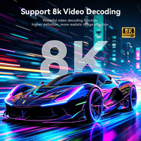 Projecteur portable d'extérieur TURN1, mini projecteur LED, projecteur intelligent Android 4K à courte focale, le moins cher