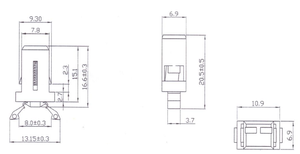 QM Kapı Kilidi Anahtarı Binlerce Basma ile Kendinden Kilitlemeli Toka Model MS-08 - Product Image 3