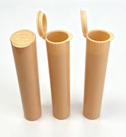 Tube en plastique à presser pour filtre à cigarettes avec embout personnalisable et papier à rouler intégré, vente en gros