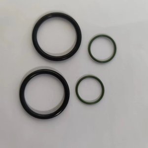 Bagues d'étanchéité Bmw, 2 grandes noires, 2 petites vertes, pour la réparation et le remplacement des joints du système moteur - Product Image 1