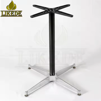 Pieds croisés en acier Pieds de table en aluminium