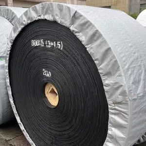 Customized Industrial V-Shaped Heat Resistant Ep Canvas Chevron Rubber Conveyor Belt