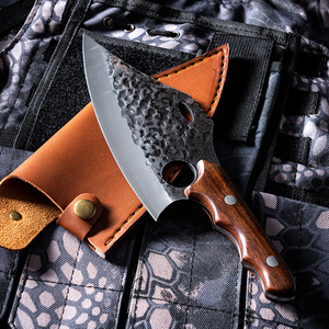 Outdoor small kitchen <b>knife</b>, hammered forged <b>fish</b>-killing <b>knife</b>, household ring <b>knife</b>, multi-purpose <b>knife</b> for cutting meat and - Product Image 1