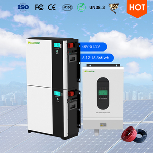 Batería de Almacenamiento de Energía Solar Delong, 48V 200Ah 5Kwh 7Kwh 10Kwh, Sistema de Energía Doméstico, Paquete de Baterías de Iones de Litio Portátil, Batería Solar de 48v/S - Product Image 5