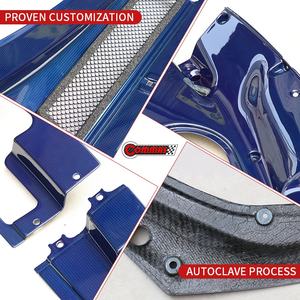 Kit Interior de Maletero Azul para Auto, Estilo OEM, en Fibra de Carbono Seca, Precio de Fábrica, para Ferrari SF90 - Product Image 3