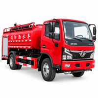 Camion-citerne à eau de lutte contre l'incendie de 8 tonnes pour usage municipal et industriel