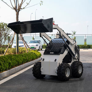 Minicargadora diésel de alta potencia con 4 <span class=keywords><strong>ruedas</strong></span>, aprobada por CE, para movimiento de tierras en granjas - <span class=keywords><strong>Precio</strong></span> - Product Image 5