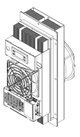 Unité de climatisation thermoélectrique W-TEL 48V DC Peltier 300W TEC pour boîtier de batterie de télécommunications, climatiseur Peltier, moteur