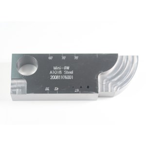 Bloque de Calibración NDT Tipo IIW Estándar en Pulgadas, Acero 1018 - Product Image 1
