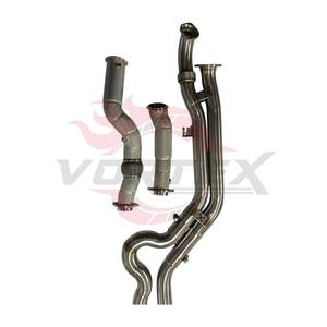 ท่อไอเสียสแตนเลสแบบ Vortex Equal Length พร้อมแผ่นกันความร้อนสำหรับ BMW G80 M3 G82 M4 S58 Turbo ชุดแต่งสำหรับรถแข่งและปรับแต่ง - Product Image 5