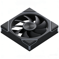 Ventilador de Caja AntarcChill de 120 mm ARGB con Espejo Infinito, Ventilador de Refrigeración para PC, PWM de 4 Pines, Silencioso, para Computadoras de Escritorio y Juegos