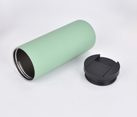 Tasse à café sous vide en acier inoxydable à double paroi personnalisée gobelet à café avec couvercle anti-fuite bouteille d'eau isolée personnalisée