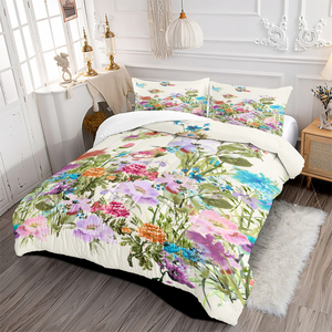 カスタマイズされた快適な暖かい寝具セットパーソナライズされた印刷冬用キルトダブルベッドクイーンツインサイズコットン充填 - Product Image 1