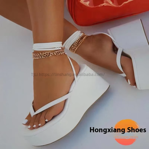 Autumn New Cross-Border Foreign Trade Heeled Sandals for European American Women Plus Size 43 Yards Thin <b>Heel</b> Women's Shoes - Product Image 2