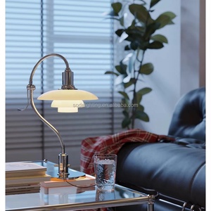 Manufacturer Golden Chrome <strong>Supplier</strong> Glass <strong>Table</strong> Light <strong>Modern</strong> Desk <strong>Lamps</strong> for Bedroom - Product Image 1