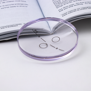 Offre Spéciale CR39 <span class=keywords><strong>Semi</strong></span>-Fini Progressif 1.499 Lentilles Antireflex Vert/Blanc/Résine Transparente <span class=keywords><strong>Lunettes</strong></span> Protection UV400 Revêtement EMI HMC - Product Image 2