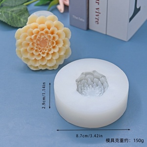 Moldes de Silicona para Flores, Peonía, Lirio, Rosa, Moldes de Silicona para Velas, Regalos de Navidad, Halloween, Pascua, Moldes de Silicona para Jabón, Arcilla y Velas DIY - Product Image 6