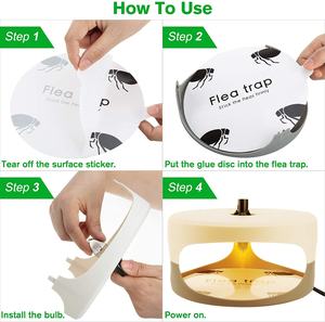 Chingyoo fábrica venta al por mayor Gran oferta <span class=keywords><strong>mejor</strong></span> hogar seguro asesino trampa para pulgas papel adhesivo - Product Image 4