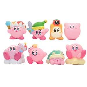 <span class=keywords><strong>Figura</strong></span> de acción de vinilo rosa de <span class=keywords><strong>Kirby</strong></span>, modelo de juguete de anime, adorno de dibujos animados lindo y kawaii, venta al por mayor - Product Image 2