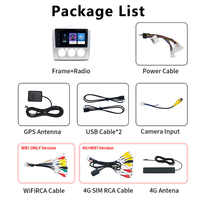 Autoradio multimédia avec écran tactile de 9 pouces, lecteur audio pour voiture, 2+32G 4+64G 6+128G pour Ford Focus Mk2, navigation GPS Android