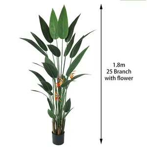 Wholesale Artificial Areca Palm Tree Plants Indoor And Outdoor Garden Decorative Plants Online Sales Monstera Plant