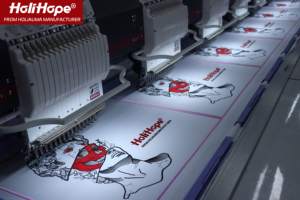 Máquina de Bordar Plana de Seis <span class=keywords><strong>Cabezas</strong></span> Holiauma Holihope de Fábrica con 10 Años de Garantía, Similar a la Máquina de Bordar Computarizada Happy <span class=keywords><strong>Tajima</strong></span> - Product Image 6