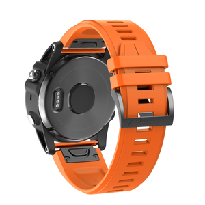 Bracelet de montre de remplacement en caoutchouc respirant à ajustement rapide de 26 mm, étanche, pour Garmin Fenix 5X/5X Plus/D2 <span class=keywords><strong>Charlie</strong></span>/Fenix3/3 - Product Image 2