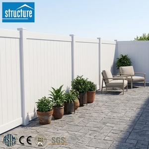 Panneau de clôture en PVC pour jardin extérieur, moderne, écologique, résistant aux UV, 6 pieds, en plastique, pour la protection de la vie privée - Product Image 1