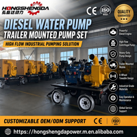 Bomba de Agua Agrícola Diésel Autocebante de Metal para Riego, Lucha Contra Incendios y Equipos de Bomberos, Accionada por Motor, Precio de Fábrica