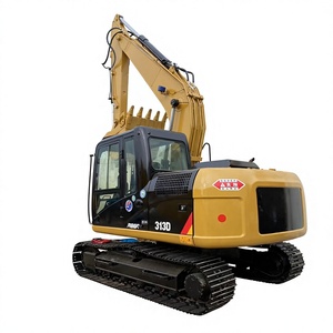 Excavatrice sur chenilles REER 313D de 13 tonnes avec godet de terrassement et composant moteur essentiel - Product Image 1