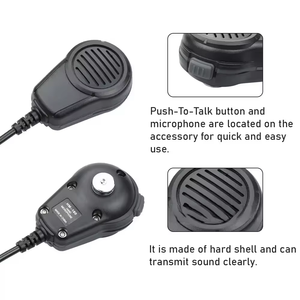Microphone-haut-parleur portable HM-180 pour M700PRO IC-M700 IC-M710, remplacement de micro-haut-parleur PTT filaire à 8 broches - Product Image 4