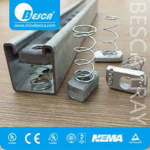 Tuerca de resorte Unistrut <span class=keywords><strong>Tubo</strong></span> de conducto eléctrico P1000 <span class=keywords><strong>Canal</strong></span> de puntal - Product Image 2